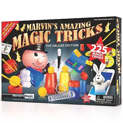 Marvin's Magic - 225 Amazing Magic Tricks For Children - Magic Kit - Magic Set • £24.99