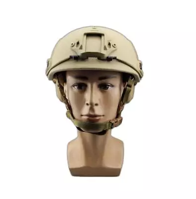 US STOCK Fast NIJ IIIA Bulletproof Aramid Ballistic Tactical Light Helmet Khaki  • $255