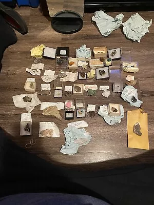 Huge Lot Of Mixed Minerals About 35 Pieces • $500