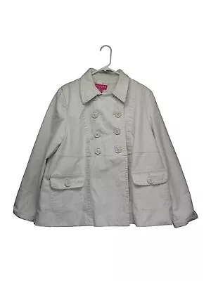 Liz Lange Coat Size XL Maternity Women’s Cream Ivory White Pea Coat Jacket • $9.09