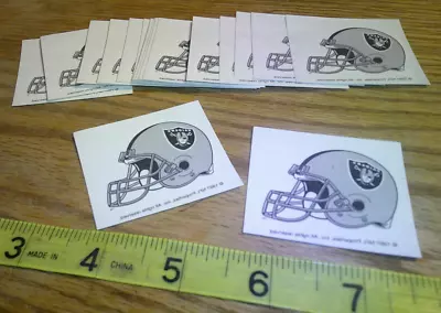 18 Sheets Temporary Tattoos NFL Oakland Raiders Helmets • $8