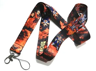 DRAGON BALL Z FRIEZA SAGA LANYARD Anime Goku Vegeta Neck Strap ID DBZ Badge Y2 • $6.59