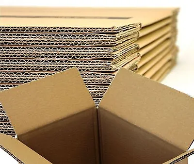 Double Wall - Strong Removal Mailing Packing Corrugated Cardboard Boxes Cartons • £23.95