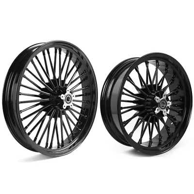 21X3.5 18X5.5 Fat Spoke Wheels W/ Spacers Set For Harley Breakout FXSB 2013-2017 • $586.71