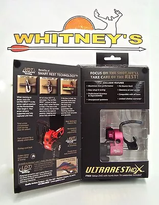 QAD Ultra Rest Series HDX Drop Away Left Hand Pink-UHXPK-L • $144.95