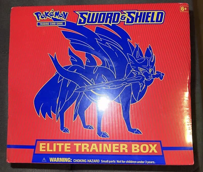$49.99 • Buy Pokémon TCG: Sword & Shield 🗡🛡Zacian Elite Trainer Box🔥New Sealed