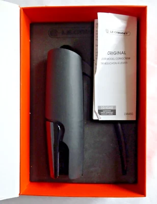 £34.99 • Buy Le Creuset LM450 Lever Corkscrew - Black - Please Read Description