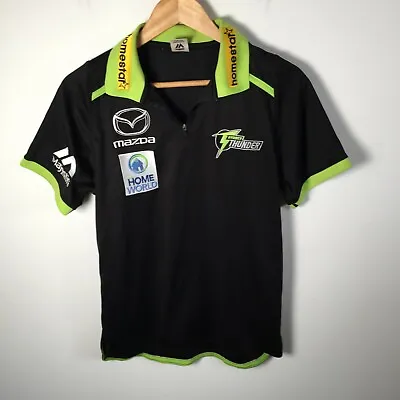 BBL Australia Cricket Sydney Thunder Mens Jersey Polo Size S Short Sleeve 2.0033 • $25.46