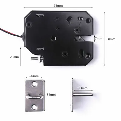 12V K01 Electromagnetic Security Electric Magnetic Lock Door Access Control Lock • $12.10