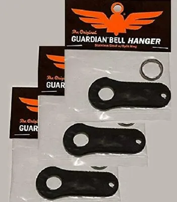 Guardian Bell Black Motorcycle Luck Gremlin Ride Bell Hanger Mount (3) • $17.92