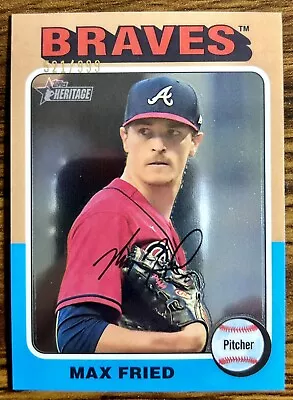 2024 Topps Heritage Chrome Max Fried /999 #268  Atlanta Braves • $3.50