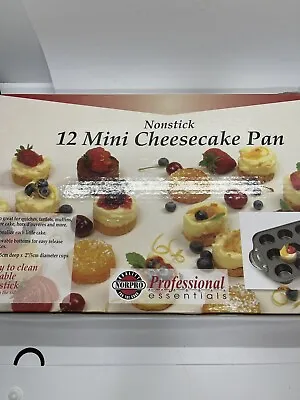 Norpro Nonstick Mini Cheesecake Pan With Handles 12 Count Baking Specialty • $44.95