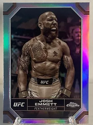 Josh Emmett 2024 Topps Chrome UFC Negative Refractor #100 • $0.99