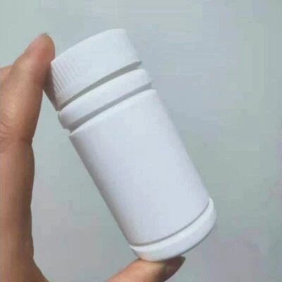 £8.15 • Buy 10Pcs Empty Medicine Bottles Capsule Pill Tablet Container White Plastic Holder