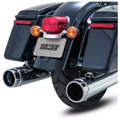 Vance & Hines Chrome Torquer 450 Slip-On Mufflers 4.5  Harley Touring M8 17-23 • $629.95