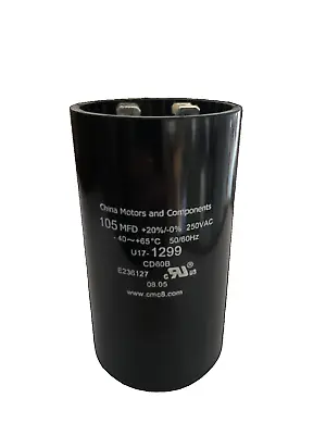 105-126 Mfd Uf Capacitor 220-250 VAC Volt Motor Start Compressor Franklin Pump • $9.89