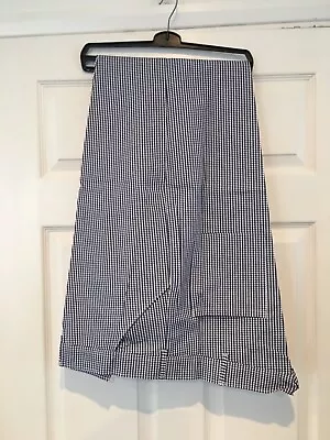  Mens Chefs Work Kitchen Trousers Blue / White Check W 48 L31  • £6.99