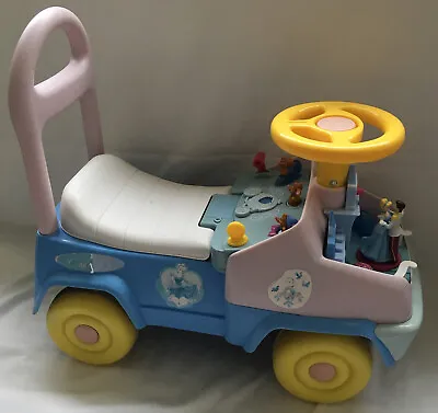 Kiddieland Disney Cinderella Light Sound 4in1 Activity Ride On Push Car • £12.59