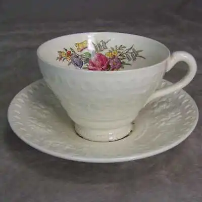 Wedgwood Wellesley Tintern AL9460 Cup Saucer Fruit • $12.59