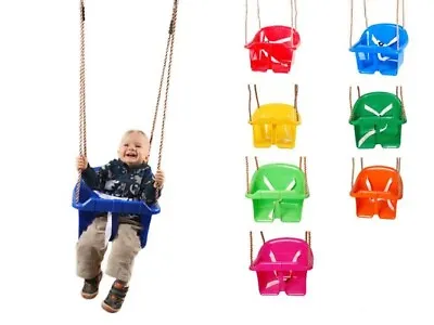 £21.99 • Buy Baby Toddler Garden Plastic Swing Seat Climbing Frame Playhouse New