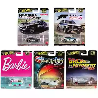 Hot Wheels Premium 1:64 Pop Culture 2024 A Assortment Complete Set 1-5 • $54.99