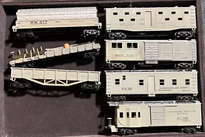 Lot Of 7 Boxcars Vintage MW MofW M Of W Train Set Vintage HO Scale  --- #KAK • $59.95