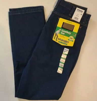 Wrangler Men's Cowboy Cut Slim Fit 32x34 Jeans 936PWD • $35