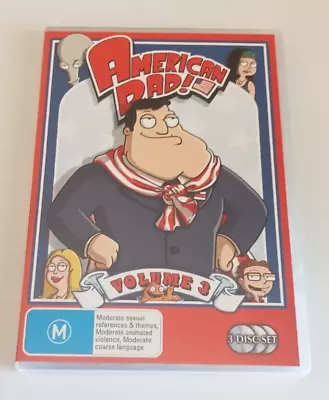 American Dad! Volume 3 Region 4 DVD • $4