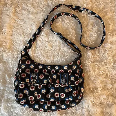 Vera Bradley “Night Owl” Pattern Libby Shoulder Crossbody Bag Two Front Pockets • $12.91