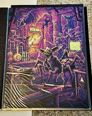 Gremlins 2 The New Batch Gizmo Comedy Movie Art Print Poster Mondo Dan Mumford • $99