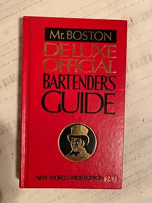 VTG Mr. Boston Deluxe Official Bartender's Guide 1979 HC New World Wide Edition • $4.99