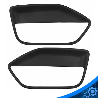 For 2005-2009 Ford Mustang Pair Interior Door Panel Insert Hard Cover Black • $51.98