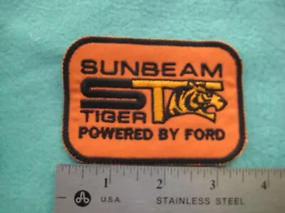 Sunbeam Tiger Powered By Ford Racing Equipment Service Dealer Parts Hat Patch • $13