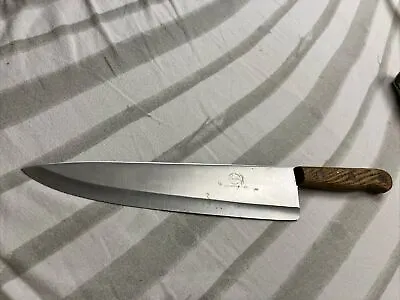 Vintage Carvel Hall Great Blades Molybdenum Steel Chef's Knife Japan 10” Blade • $17.59