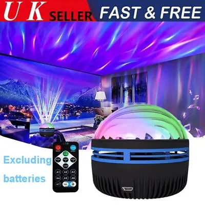 2 In1 Northern Lights And Ocean Wave Projector With 14 Light Effects For Party • £10.91