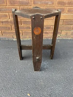 Lakeside Crafts Shop Square Taboret C1910 Arts&crafts Oak Side Table Plant Stand • $525