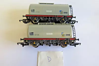 OO Gauge Hornby R6021 Sector TTA Tank 67129 Logo Removed. Flaky Paint On One. L4 • £38