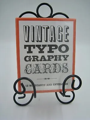 Vintage Typography Notecards By Princeton Architectural Press (2012 Cards) • $12