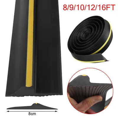 Garage Door Floor Threshold Weather Seal HEAVY DUTY RUBBER Draught Excluder • £17.99