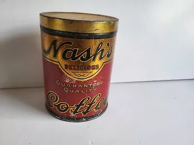 Nash’s Coffee Tin Vintage  • $7.28