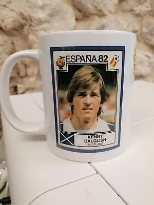 £7.99 • Buy Kenny Dalglish 1982 Scotland World Cup Sticker Cup Mug 1980s Liverpool FC King