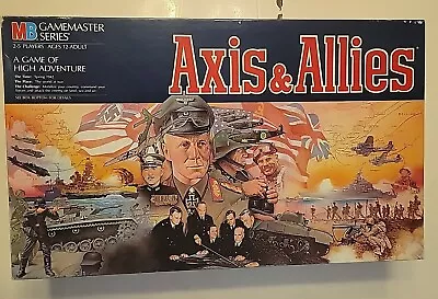 Vintage 1984 Milton Bradley Game Master Series AXIS & ALLIES SPRING 1942 • $65
