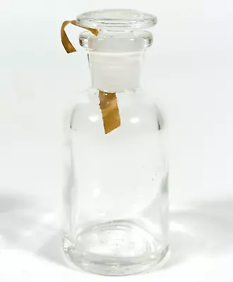 PYREX Lab Apothecary Jar Clear Glass Bottle With Glass Stopper MADE IN USA 4  • $12.95