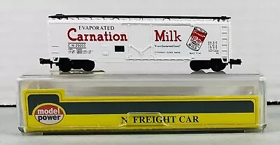 Model Power - N Scale - Carnation Milk 50’ Reefer Car - No. 4029 • $15.95