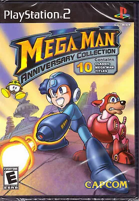 Mega Man Anniversary Collection [PlayStation 2 PS2 10 Classic Titles Games] New • $17.49