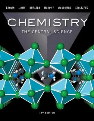 Chemistry: The Central Science; Master- Hardcover Theodore Brown 9780134414232 • $13.51