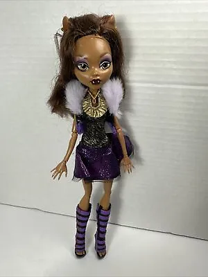Monster High Ghouls Alive Clawdeen Wolf Doll Necklace Boots - Moves! • $29.99