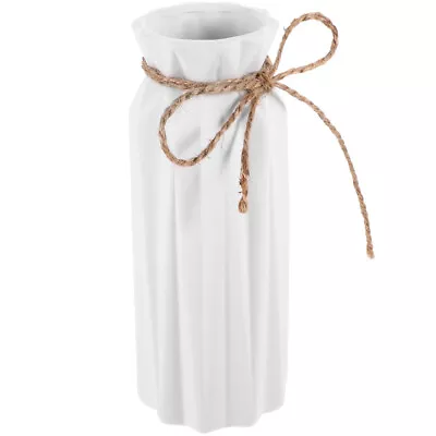  Tall Ceramic Vase Small Decorative Flower Vase For Wedding Table Centerpiece • £21.55