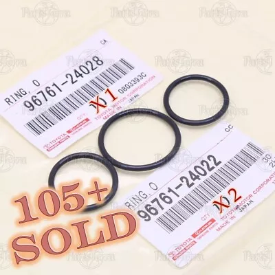Genuine Toyota Lexus Gs300 Sc400 Supra Water Pipe & Water Outlet O-ring Set –3pc • $16.31