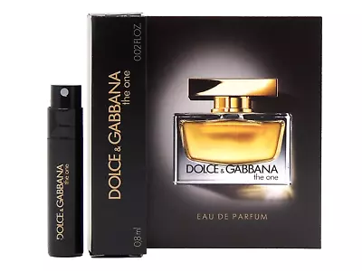 D&G DOLCE & GABBANA THE ONE EDP .8ml .02fl Oz X 1 PERFUME SPRAY SAMPLE • $7.50